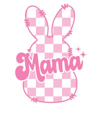 Mama Mini Matching Easter Checkered