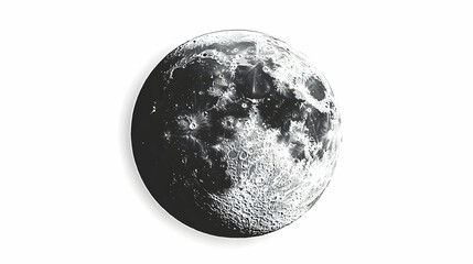 Naklejka premium Moon, night sky, celestial, space, background, graphic, design, artwork