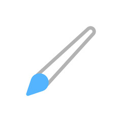 Simple Flat Icon Brush for Painting on White