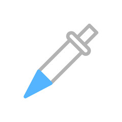 Eyedropper tool icon for graphic design work