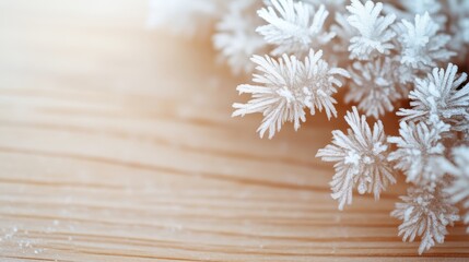 Frosty winter plants natural landscape close-up view tranquil environment nature's beauty