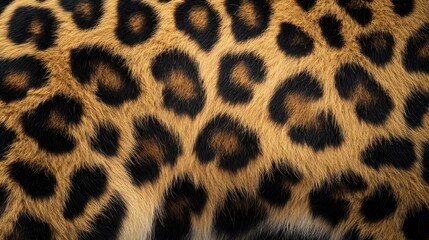 Naklejka premium A close up photograph showcasing the distinctive spotted animal fur pattern