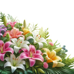 bouquet of colorful flowers