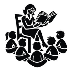 Teacher Reading to Students