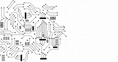 Vector abstract technology background 