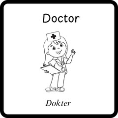 Profession Flashcard - Doctor (4)