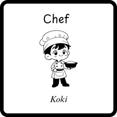 Profession Flashcard - Chef