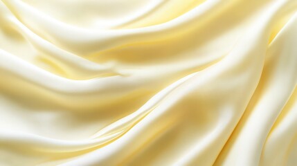 Obraz premium Delicate ivory silk with flowing drape for sophisticated designs, soft curves