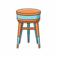 stool vector illustration