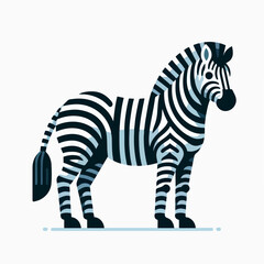 zebra logo vector illustration