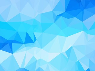 blue polygonal mosaic background, creative design templates