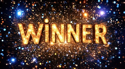 Winner Announcement: Sparkling Celebration of Victory