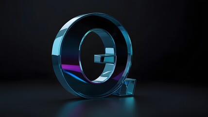 3d render of a glowing neon sign