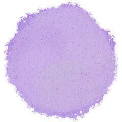 Mauve Purple Circle Splash Watercolor Brushstroke with Paper Texture