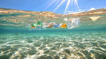 Ocean Plastic Pollution  Underwater Debris  Environmental Crisis