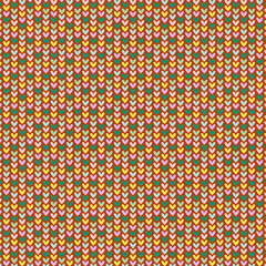 Seamless colorful heart pattern in vertical rows on warm background, perfect for Valentine’s Day, playful wallpaper, wrapping paper, kids fabric and romantic digital designs.