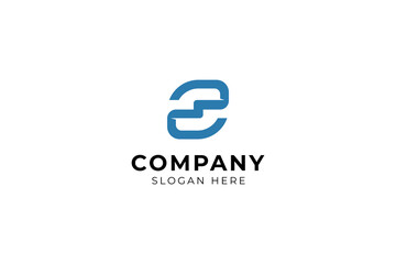 s letter logo in flat design for your brand