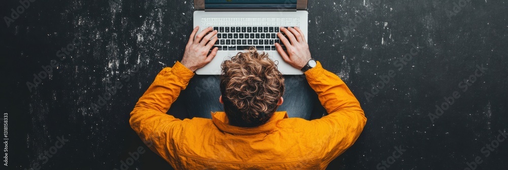 Aufkleber digital minimalism in action gen z remote workers focused productivity aesthetic - vibrant workspace
