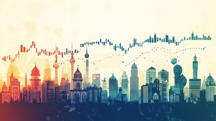 Global Finance and Urban Development: A Digital Illustration of Market Trends