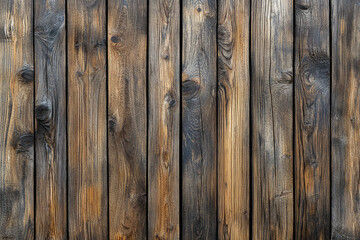 Naklejka premium Rustic burnt wood texture with deep grain patterns and rich tones, natural aged wooden planks for vintage and industrial aesthetics