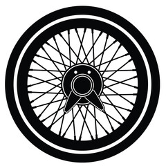 Fototapeta premium car wheel icon