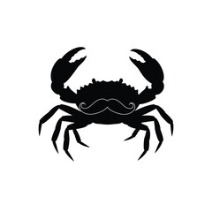 crab isolated on white background