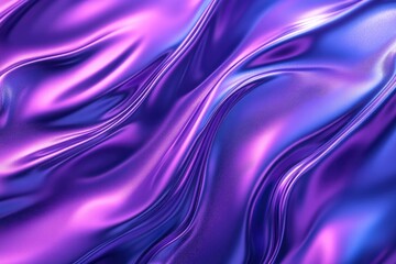 Obraz premium Fluid, vibrant purple fabric drapes