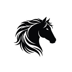 horse head silhouette