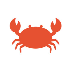 crab isolated on white background