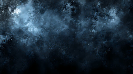 Celestial Canvas: An ethereal painting of an abstract night sky painted in dark blue shades, creating a mystical atmosphere.