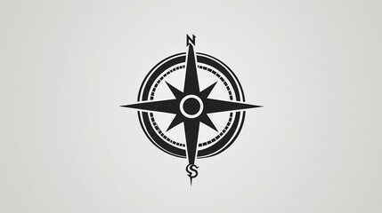 Classic Compass Rose: A symbol of direction, exploration, and adventure.