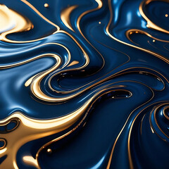 abstract background with blue waves
