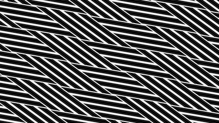Striped wallpaper. Black and white stripes. Design for decor, print. Background in 4k format  3840х2160.