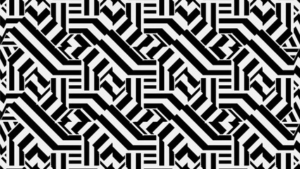 Striped wallpaper. Black and white stripes. Design for decor, print. Background in 4k format  3840х2160.