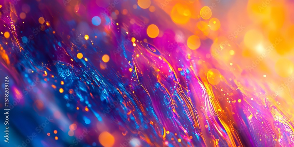 Poster discover a vibrant abstract background featuring colorful patterns and luminous textures. this dynam