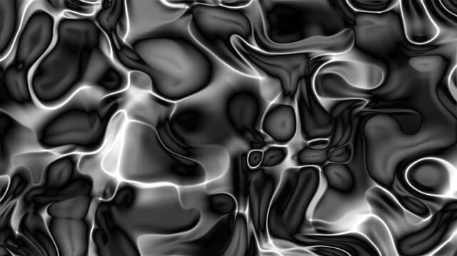 Black and silver plastic backround, perfect for digital wallpapers, creative portfolios, or motion graphics projects.