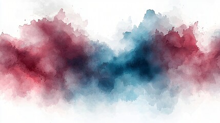 Abstract Watercolor Blots