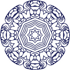 Beautiful flower art and mandala vector design