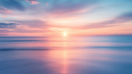 Obraz premium Beautiful sunset over the sea. Seascape. Nature composition.