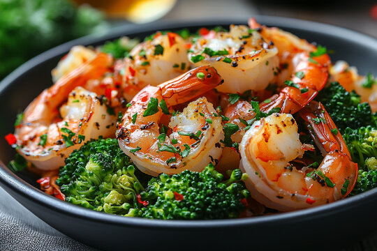 Shrimp and Broccoli