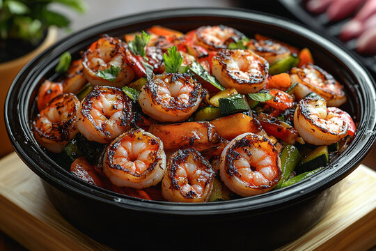 Shrimp and Vegetable Stir ry