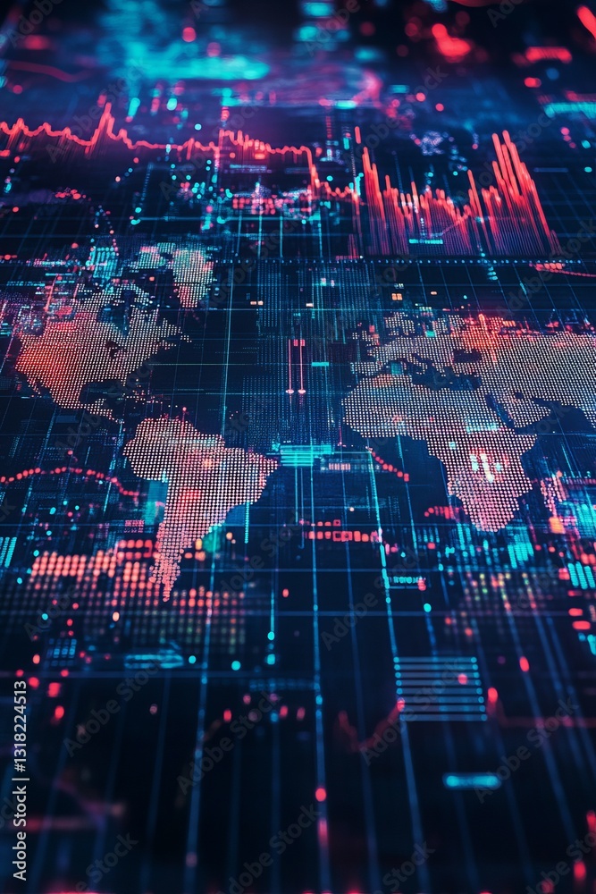 Poster dynamic data visualization: global technology trends and analytics insights