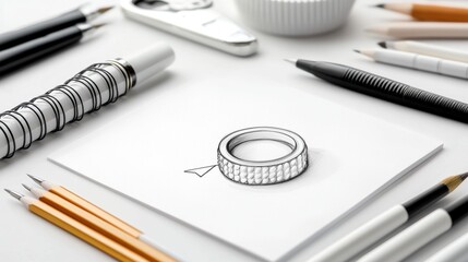 Creative tools for sketching and design.