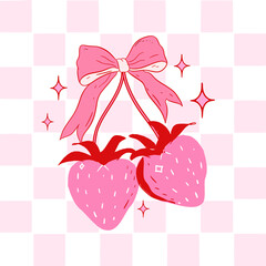 strawberry with bow coquette clipart, cute, y2k, coquette aesthetic, bows clipart,coquette clipart, cute, y2k, coquette aesthetic, bows clipart, ,vintage,RETRO,AESTHETIC,nostalgia 2000s clipart, 