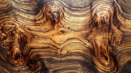 Exquisite Wood Grain Texture Close-up