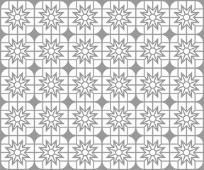 Abstract geometric pattern. Seamless geometric pattern. Geometric circle pattern. Islamic pattern