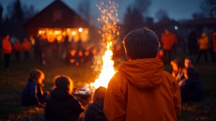 Campfire Night  Kids  Bonfire  Storytelling  Outdoor Fun