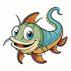 funny fish cartoon