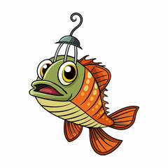 fishing hook cartoon