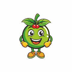 vector illustration of a camu fruit